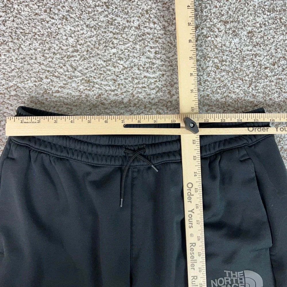 North Face Pants Mens Large Black Fleece Drawstring Athletic Joggers Hiking Gorp